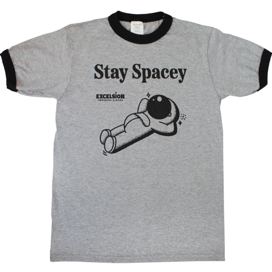 Stay Spacey Ringer Tee