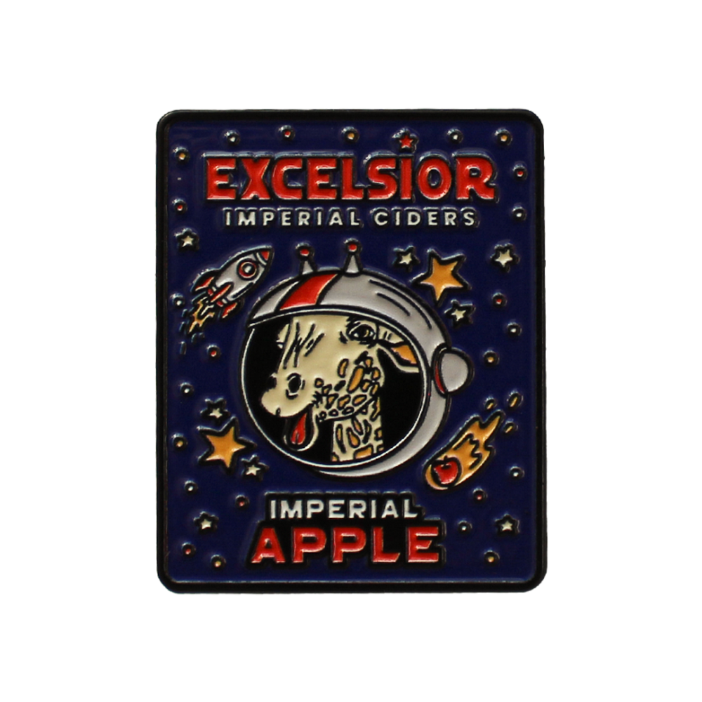 Excelsior Imperial Apple Enamel Pin