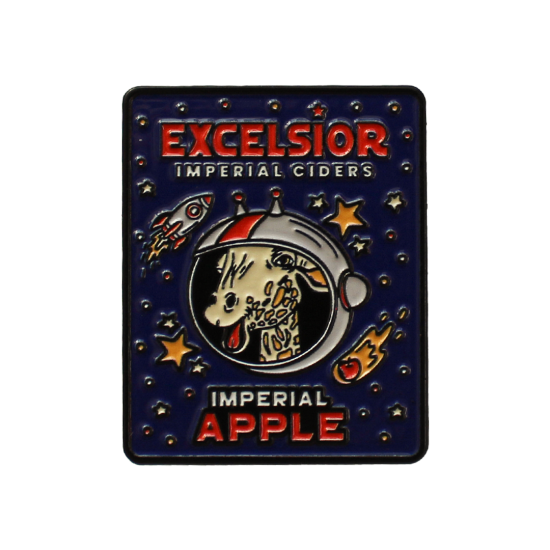 Excelsior Imperial Apple Enamel Pin