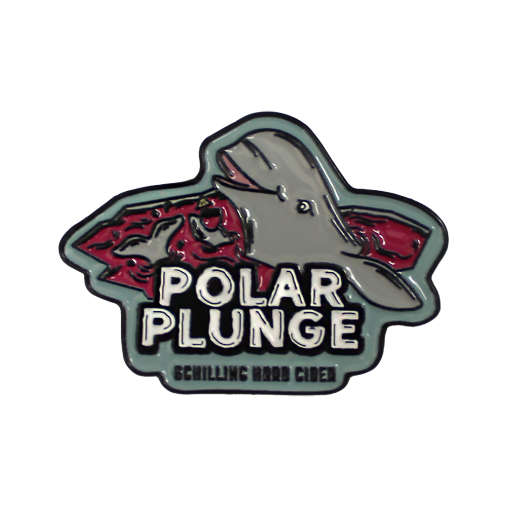 Polar Plunge Enamel Pin