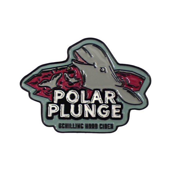 Polar Plunge Enamel Pin