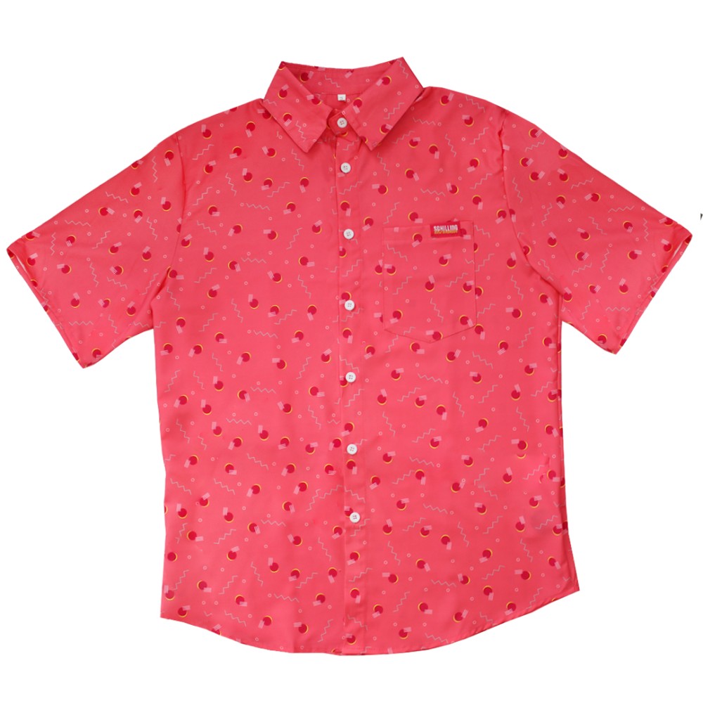 SCHILLING HARD LEMONADE PINK BUTTON UP